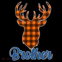 Matching Holiday Family Plaid Reindeer Brother Coffee Mug thumb 5