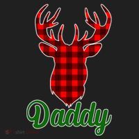 Matching Holiday Family Plaid Reindeer Daddy Tumbler thumb 3