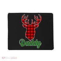 Matching Holiday Family Plaid Reindeer Daddy Mousepad thumb 0