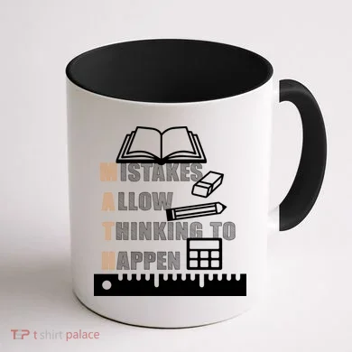 Math Allow Thinking To Happen Coffee Mug back
