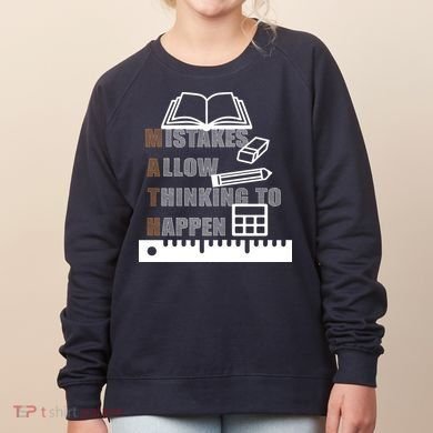 Math Allow Thinking To Happen Women's Sweatshirt