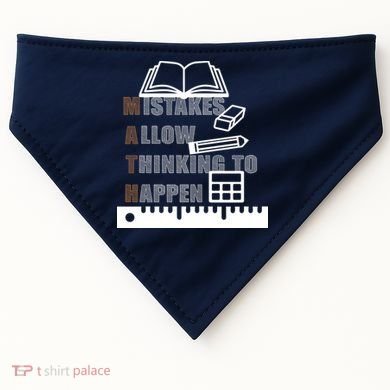 Math Allow Thinking To Happen USA-Made Doggie Bandana