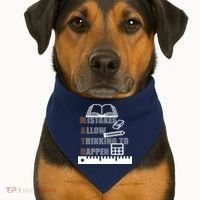 Math Allow Thinking To Happen USA-Made Doggie Bandana thumb 1