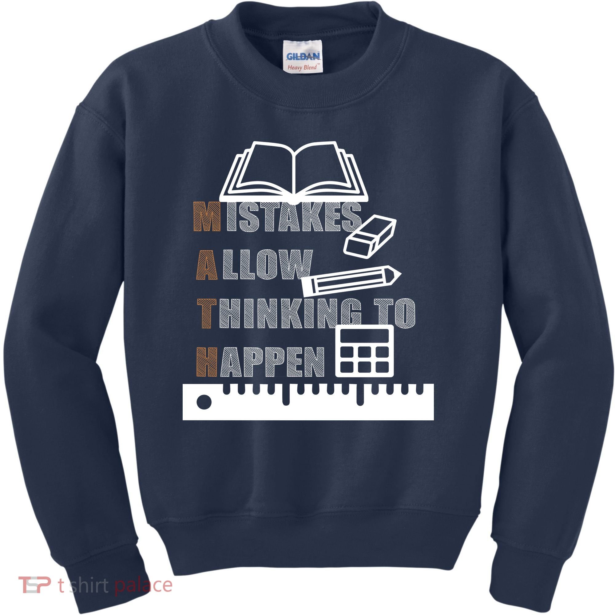 Math Allow Thinking To Happen Kids Sweatshirt