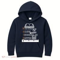 Math Allow Thinking To Happen Kids Hoodie thumb 0