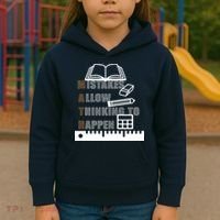 Math Allow Thinking To Happen Kids Hoodie thumb 3