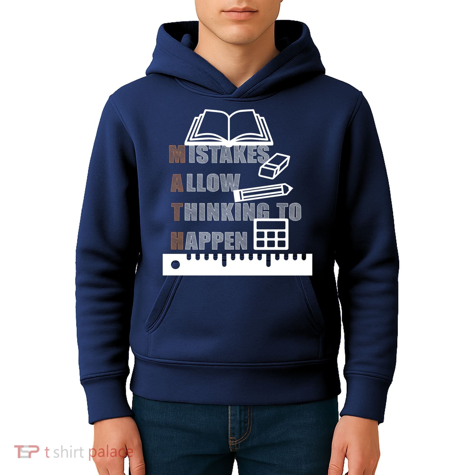 Math Allow Thinking To Happen Kids Hoodie