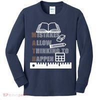 Math Allow Thinking To Happen Kids Long Sleeve Shirt thumb 0