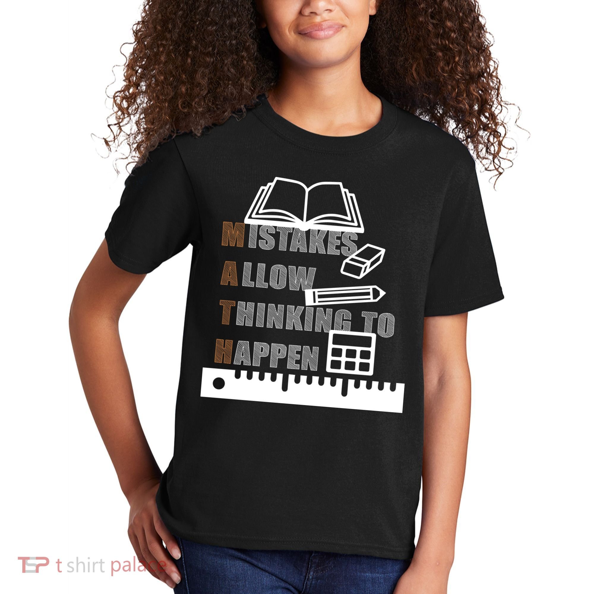Math Allow Thinking To Happen Kids T-Shirt