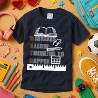 Math Allow Thinking To Happen Kids T-Shirt thumb 3
