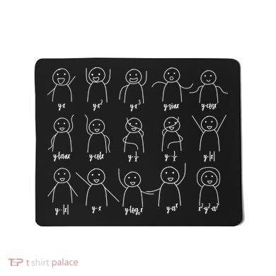 Math Equation Algebra Poses Graph Figures Mousepad