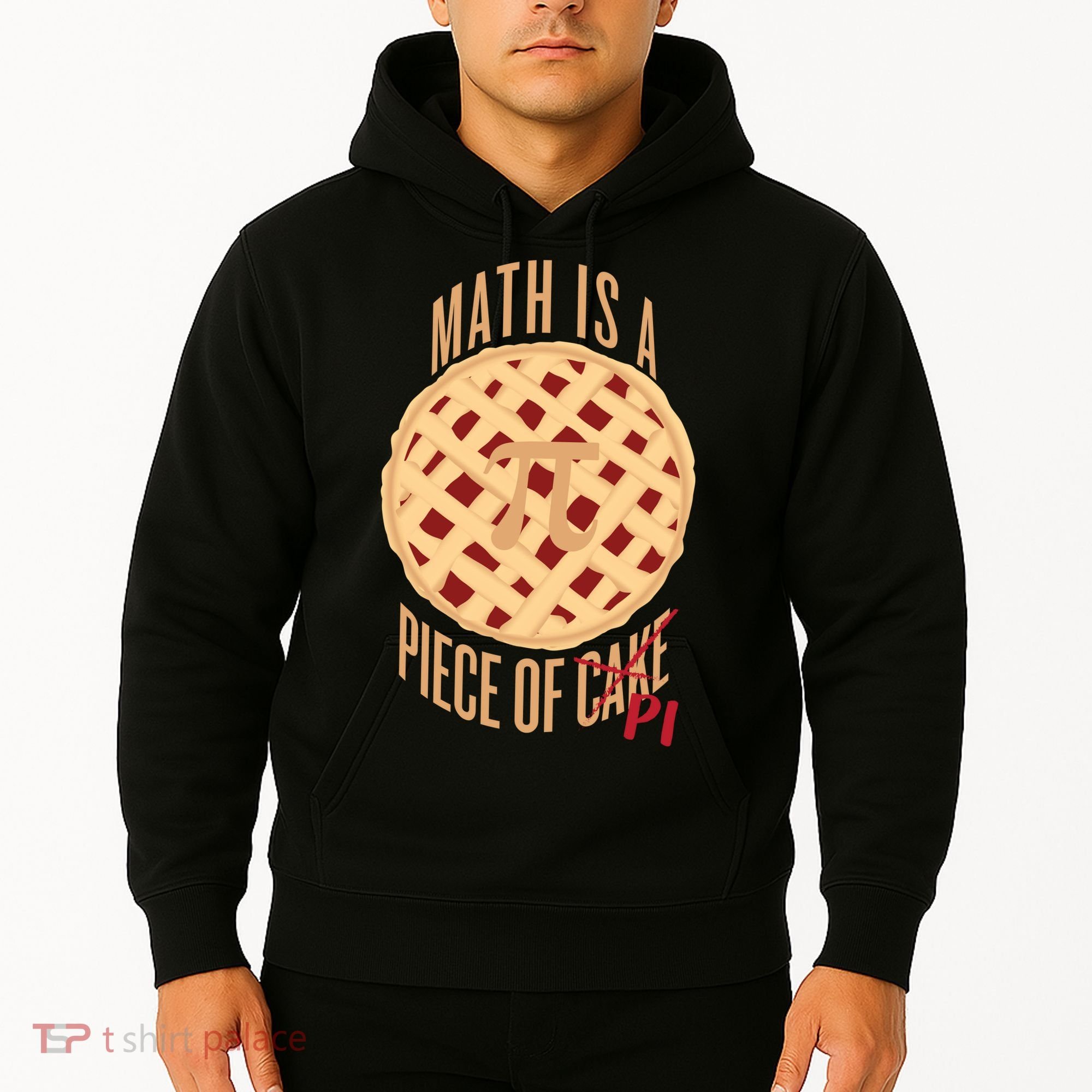 Math Is A Piece Of Cake Pi Day Hoodie