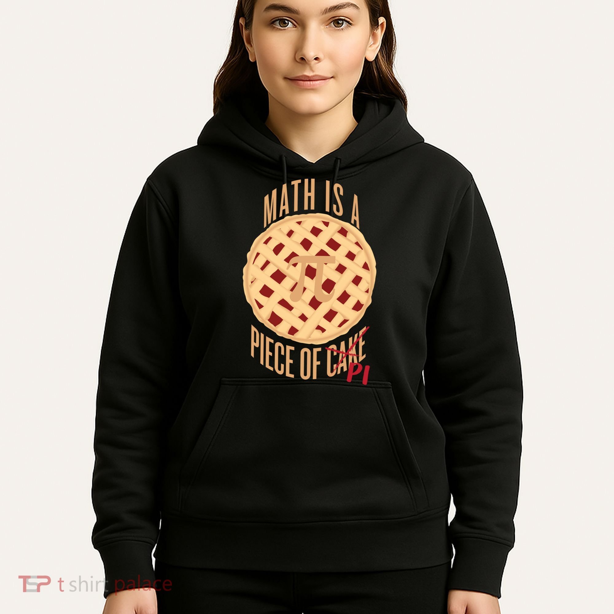 Math Is A Piece Of Cake Pi Day Hoodie