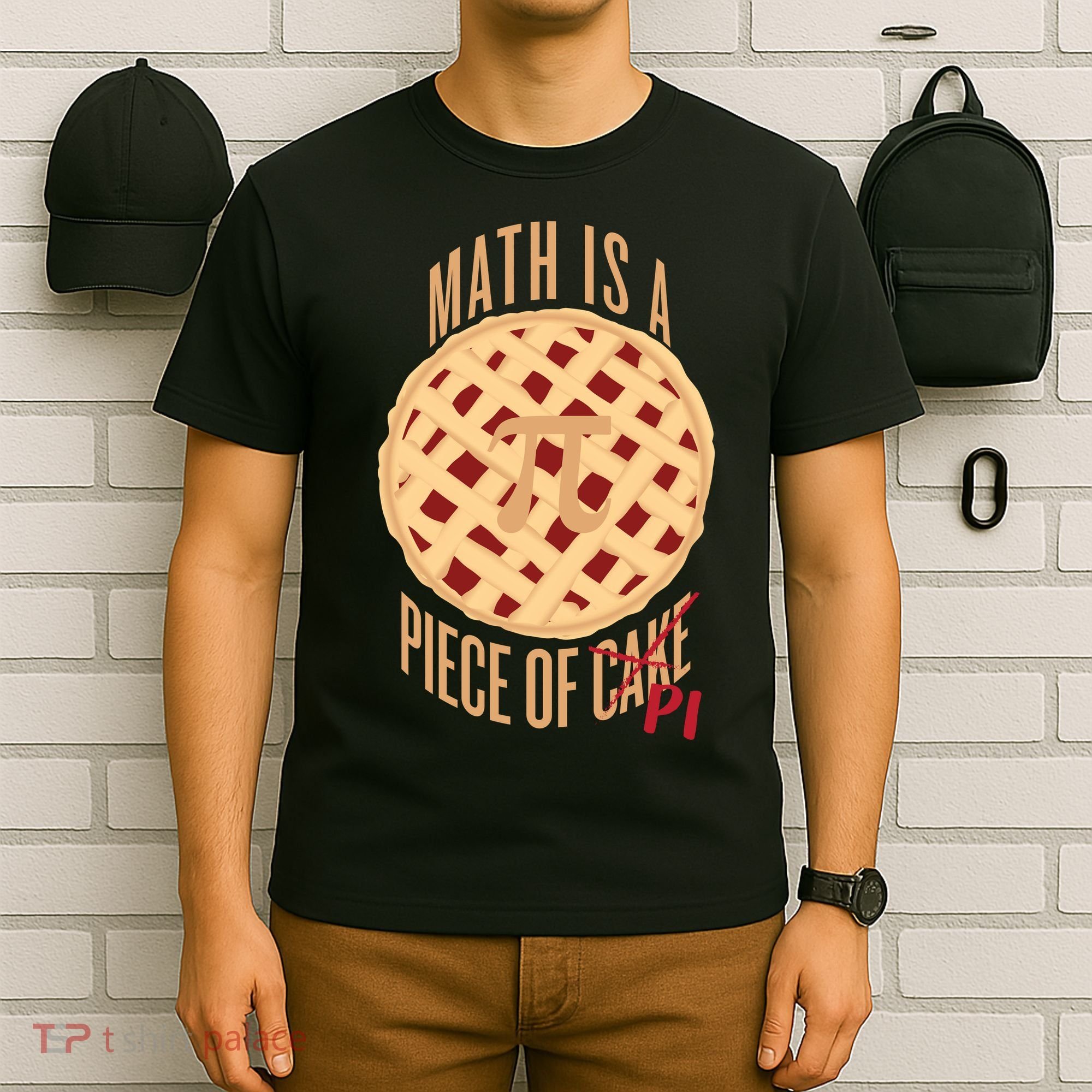 Math Is A Piece Of Cake Pi Day T-Shirt