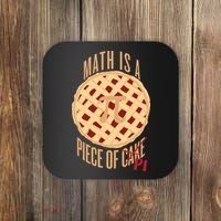 Math Is A Piece Of Cake Pi Day Coaster thumb 0