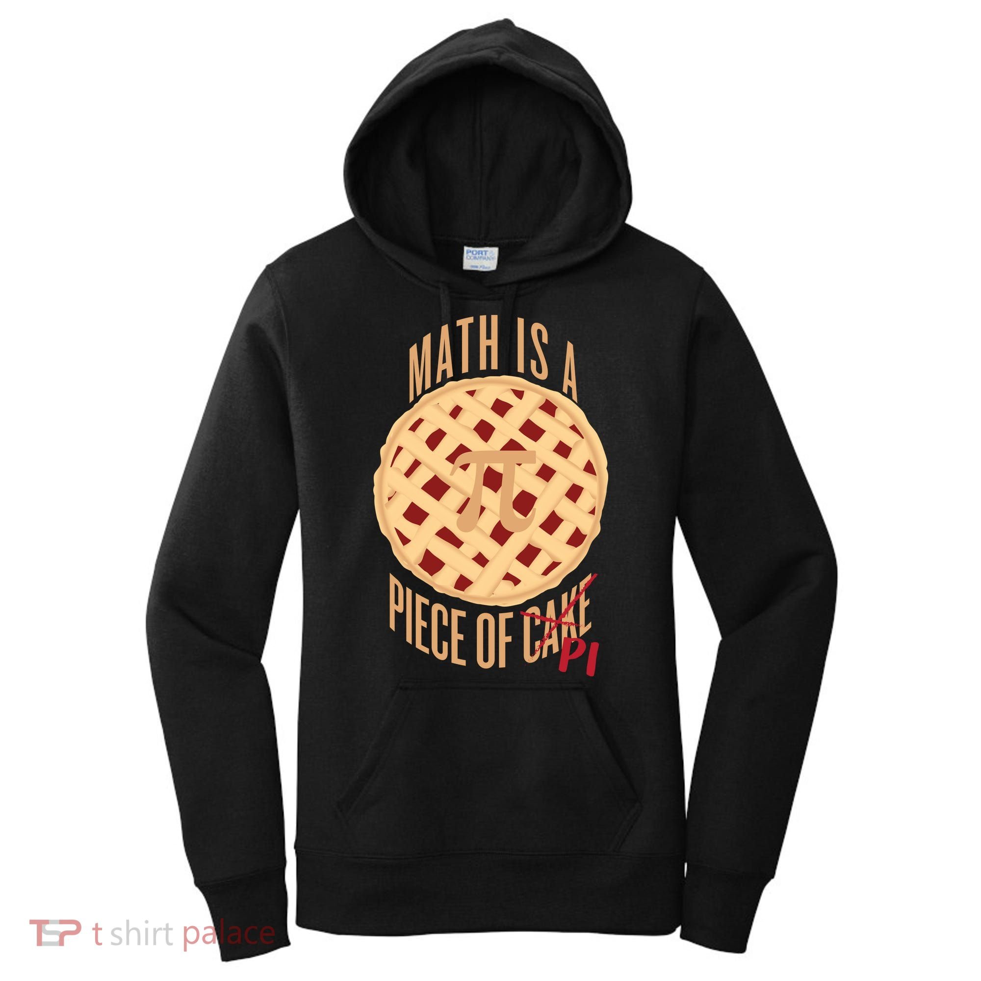 Math Is A Piece Of Cake Pi Day Women's Hoodie