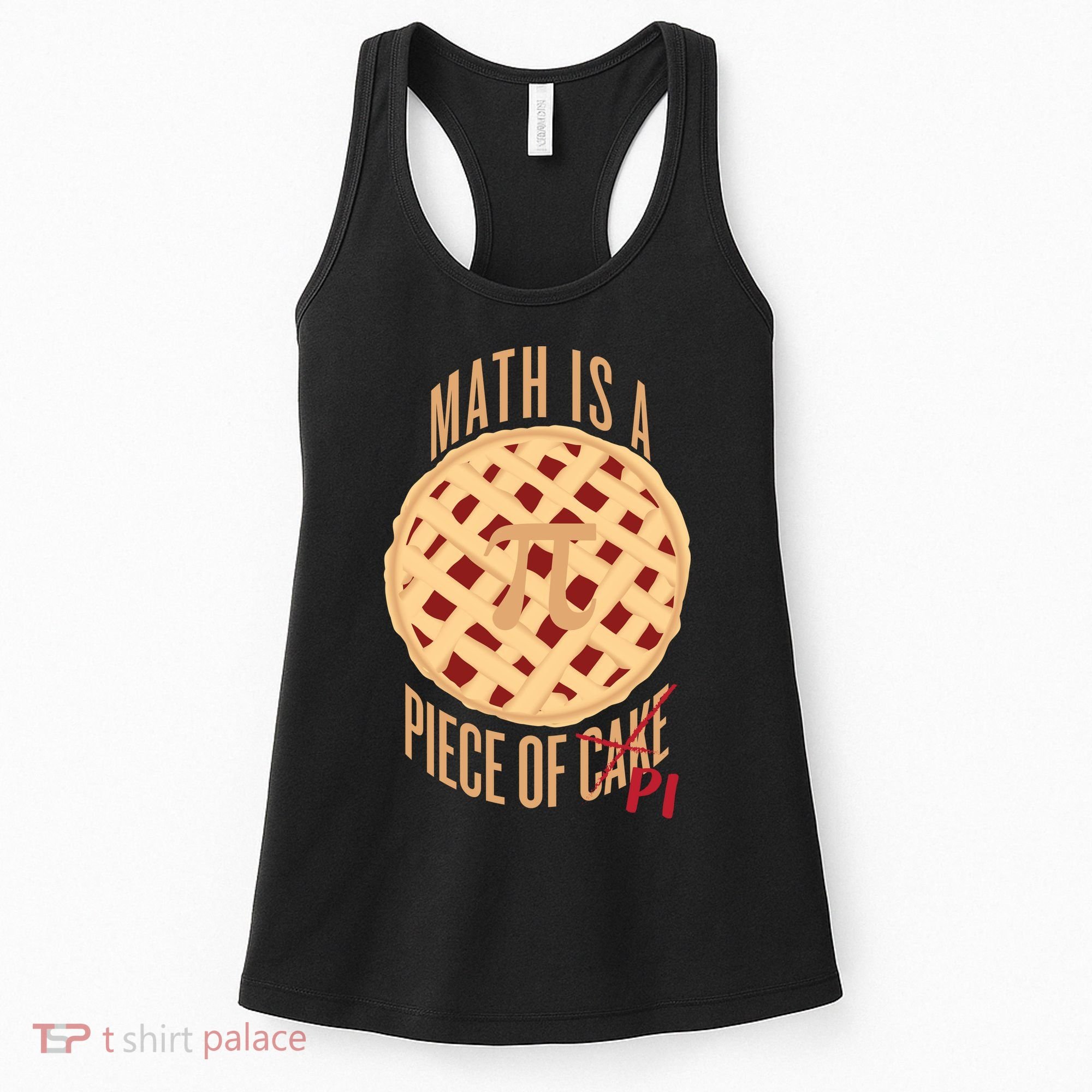 Math Is A Piece Of Cake Pi Day Women's Tank Top