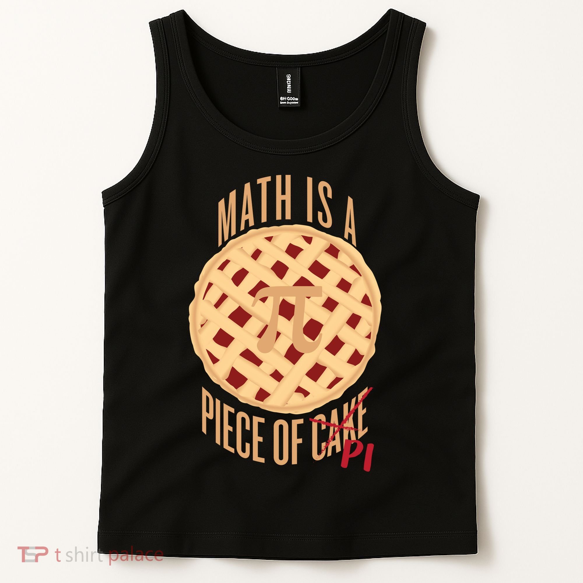 Math Is A Piece Of Cake Pi Day Tank Top