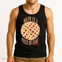 Math Is A Piece Of Cake Pi Day Tank Top thumb 3
