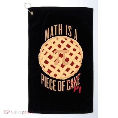 Math Is A Piece Of Cake Pi Day Golf Towel