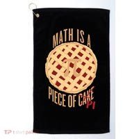 Math Is A Piece Of Cake Pi Day Golf Towel thumb 0