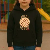 Math Is A Piece Of Cake Pi Day Kids Hoodie thumb 3