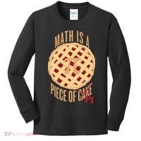 Math Is A Piece Of Cake Pi Day Kids Long Sleeve Shirt thumb 0