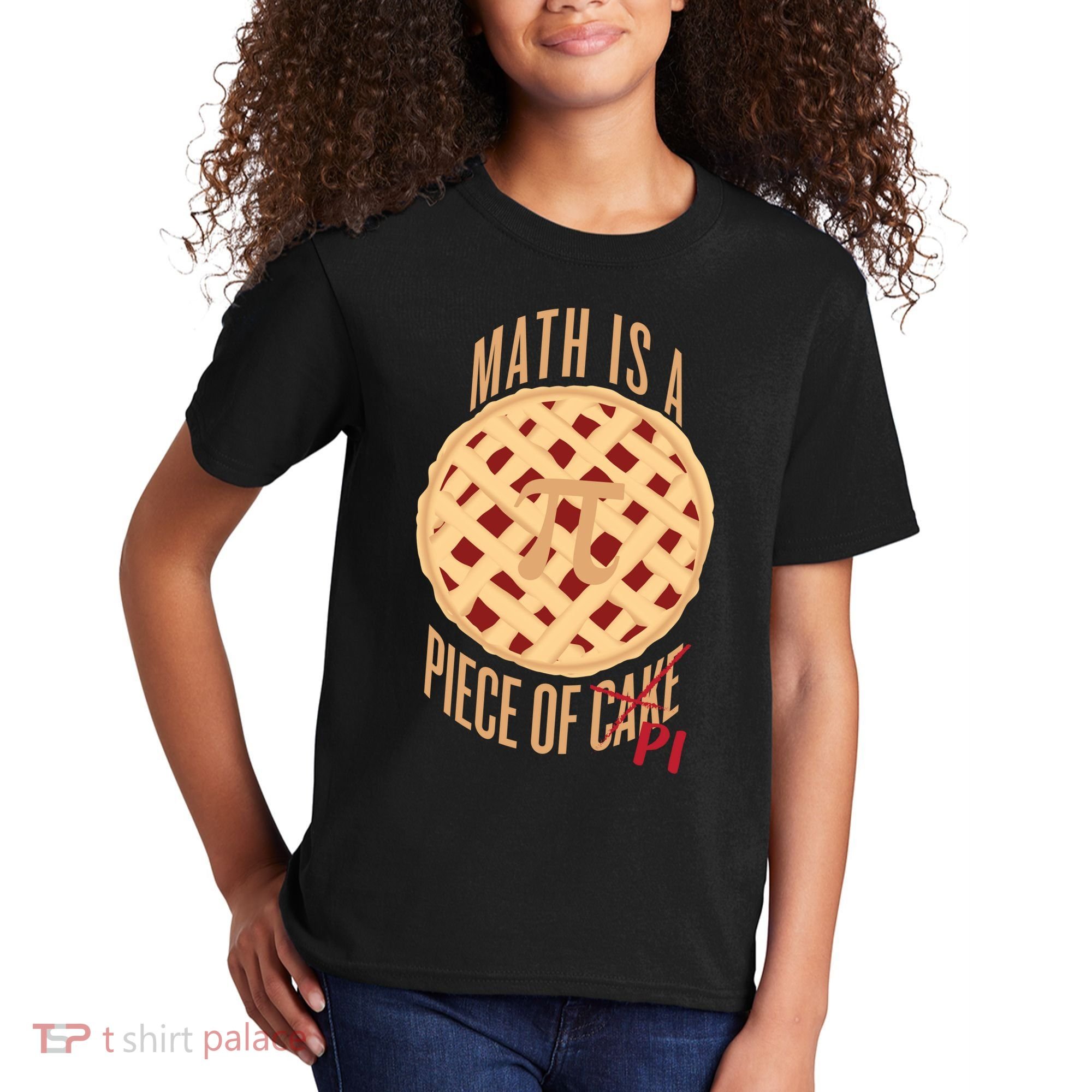 Math Is A Piece Of Cake Pi Day Kids T-Shirt