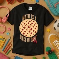 Math Is A Piece Of Cake Pi Day Kids T-Shirt thumb 3