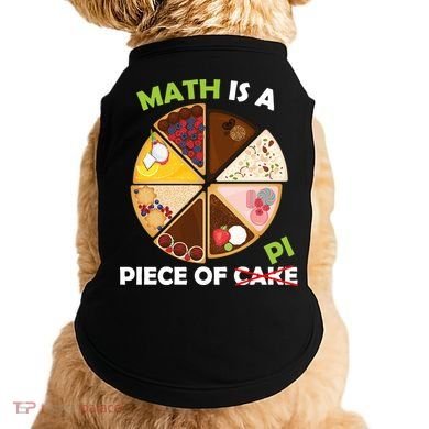 Math Is A Piece Of Pi Doggie Tank