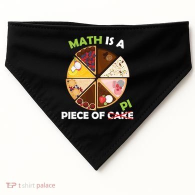 Math Is A Piece Of Pi USA-Made Doggie Bandana