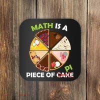 Math Is A Piece Of Pi Coaster thumb 0