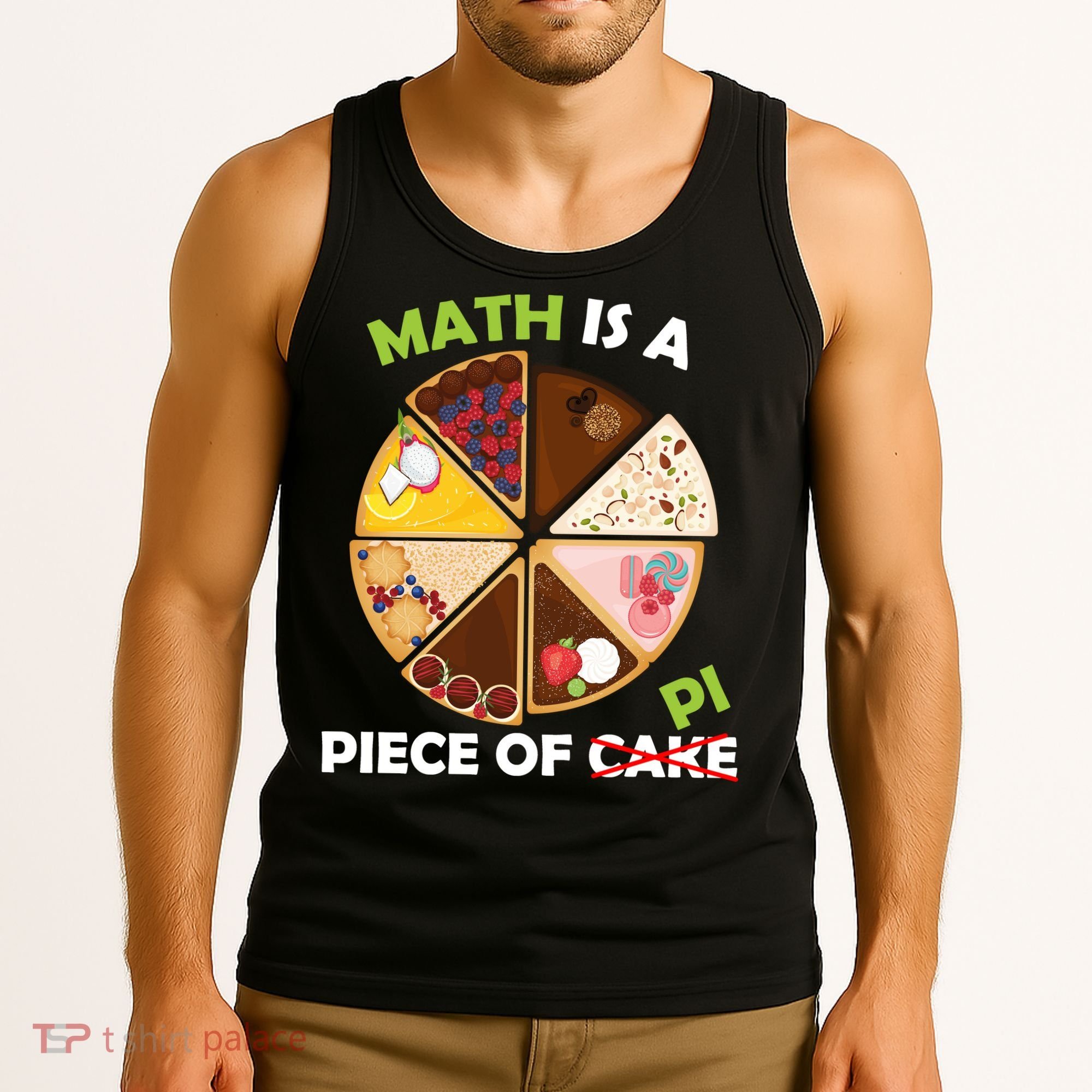 Math Is A Piece Of Pi Tank Top