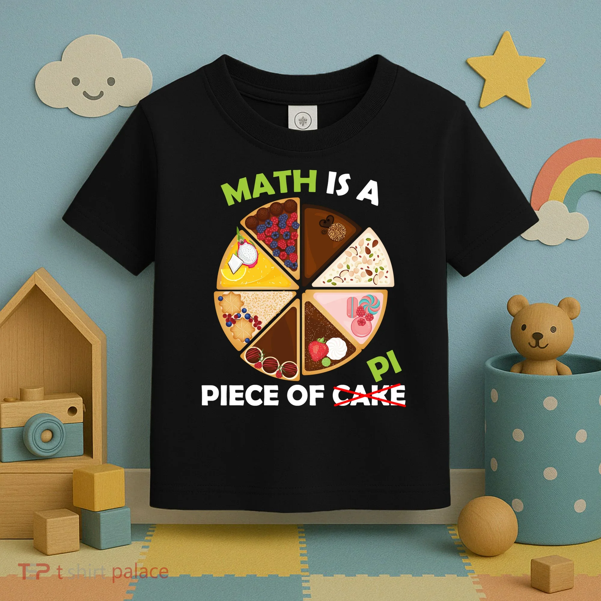 Math Is A Piece Of Pi Toddler T-Shirt