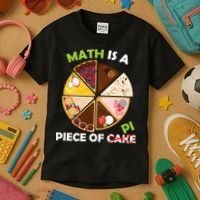 Math Is A Piece Of Pi Kids T-Shirt thumb 3
