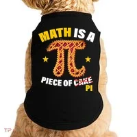 Math is a piece of pi Humor Doggie Tank thumb 0