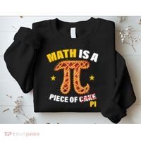 Math is a piece of pi Humor Sweatshirt thumb 2
