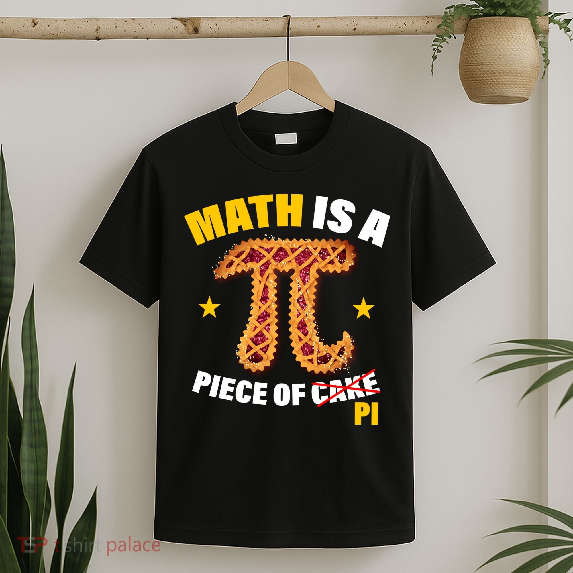 Math is a piece of pi Humor T-Shirt