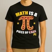 Math is a piece of pi Humor T-Shirt thumb 3