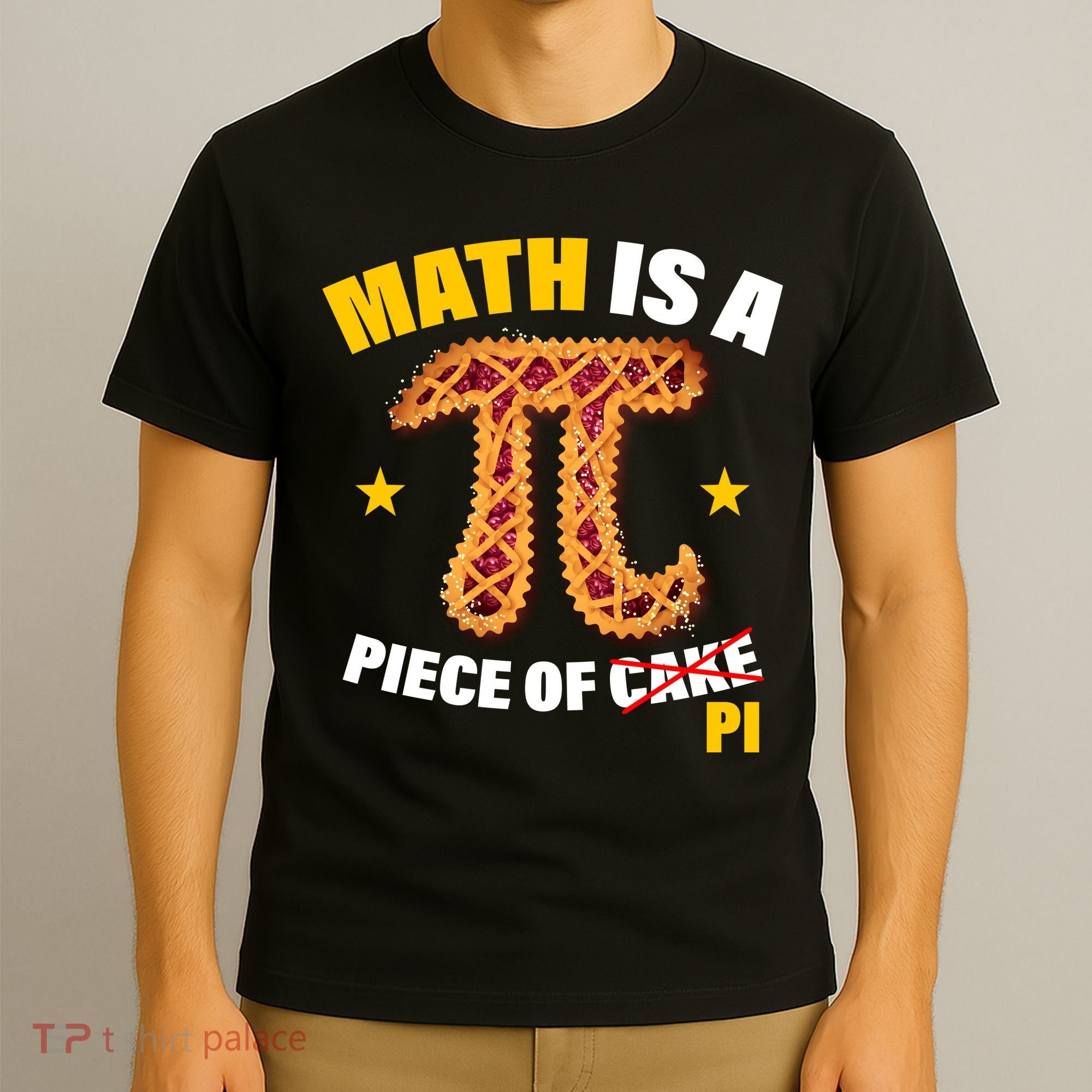 Math is a piece of pi Humor T-Shirt