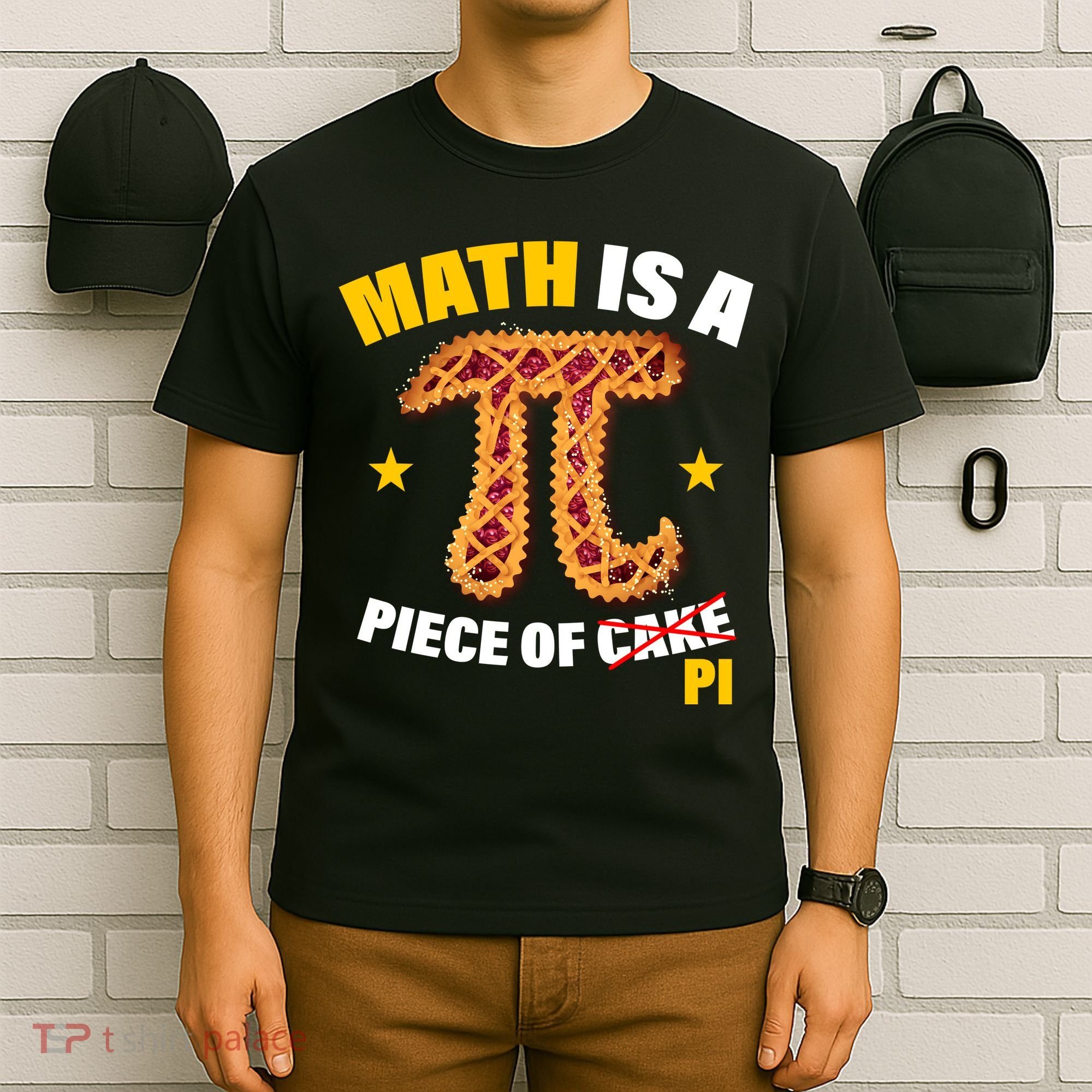 Math is a piece of pi Humor T-Shirt