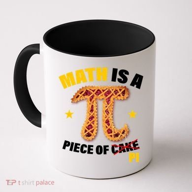 Math is a piece of pi Humor Coffee Mug