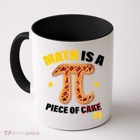Math is a piece of pi Humor Coffee Mug thumb 0