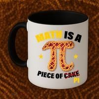 Math is a piece of pi Humor Coffee Mug thumb 2