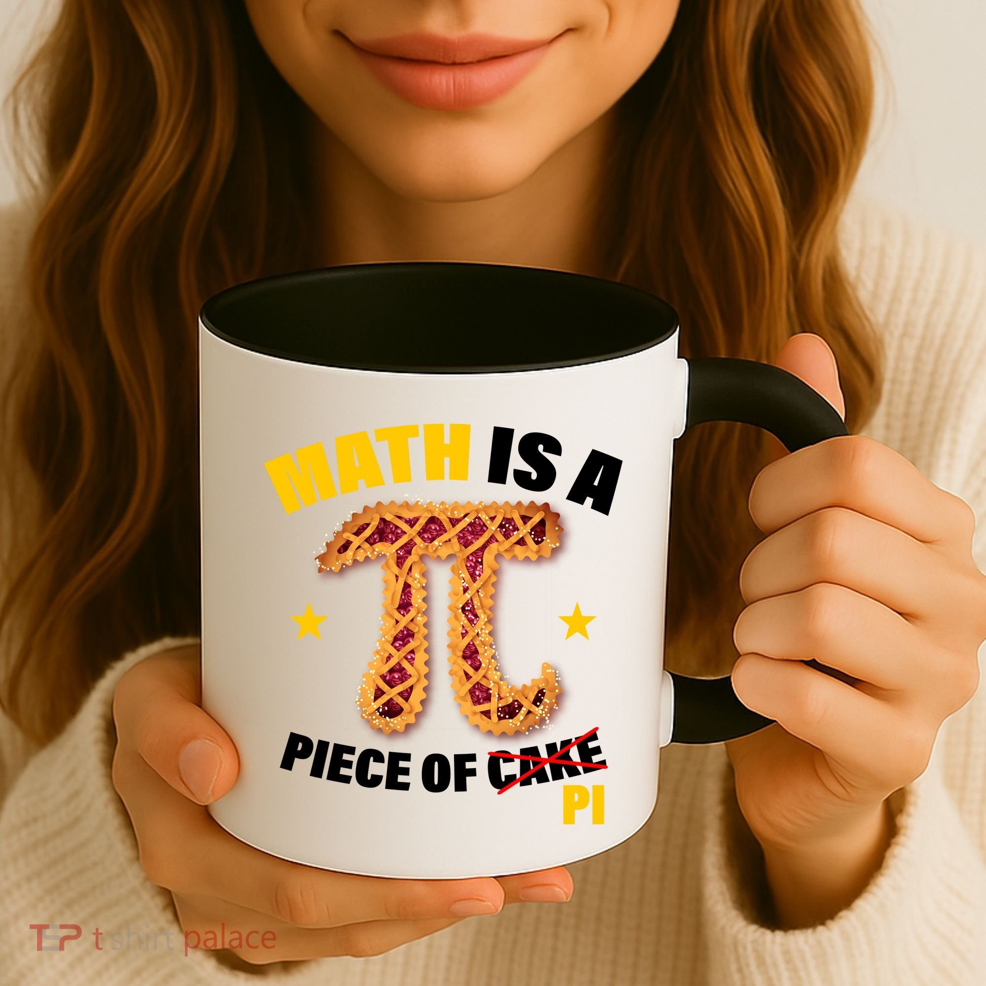 Math is a piece of pi Humor Coffee Mug
