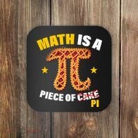 Math is a piece of pi Humor Coaster thumb 0