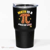 Math is a piece of pi Humor Tumbler thumb 0