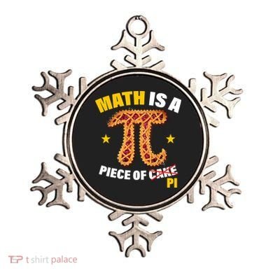 Math is a piece of pi Humor Ornament