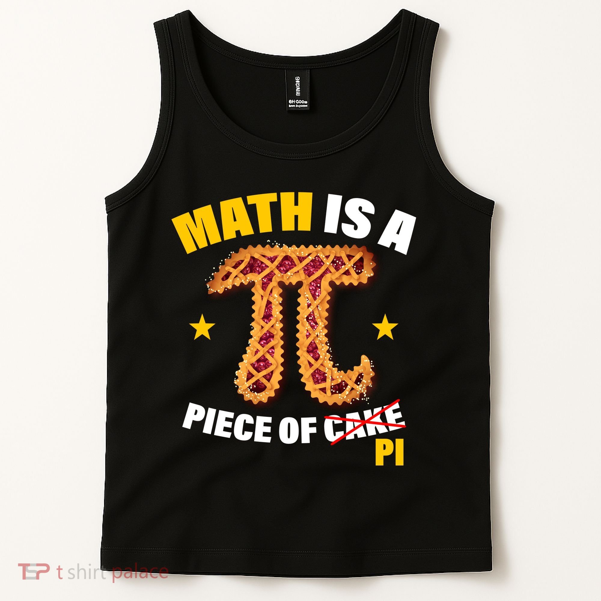 Math is a piece of pi Humor Tank Top