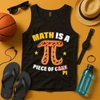Math is a piece of pi Humor Tank Top thumb 4